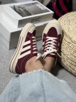 کتونی ونس آدیداس زرشکی کد ۲۰۰۷ - تصویر 3