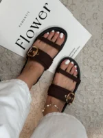 صندل زنانه چسبی